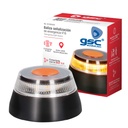 Kit 80 balizas señalización de emergencia V16 con geolocalización + expositor de pie