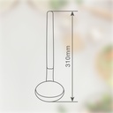 Cazo silicona 31cm
