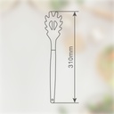 Cuchara de pasta silicona 31cm