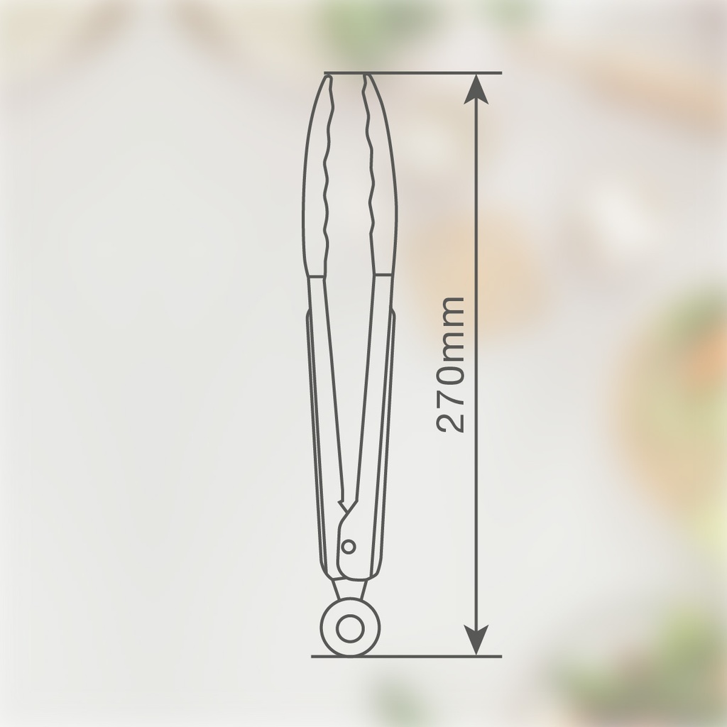 Pinza silicona 27cm