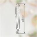 Pinza silicona 27cm