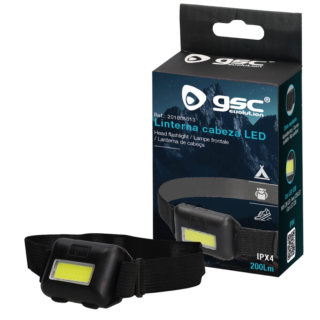 Linterna LED de cabeza 3W