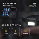 Linterna LED de cabeza 3W