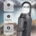 Bombilla LED camping recargable USB 120lm - 9u caja exp
