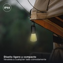Bombilla LED camping recargable USB 120lm - 9u caja exp