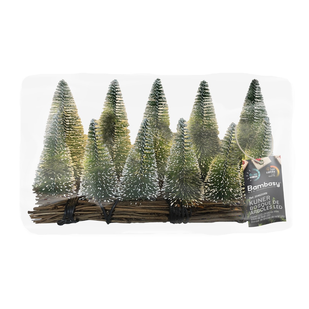 Bosque árboles de navidad LED Kuner Luz cálida