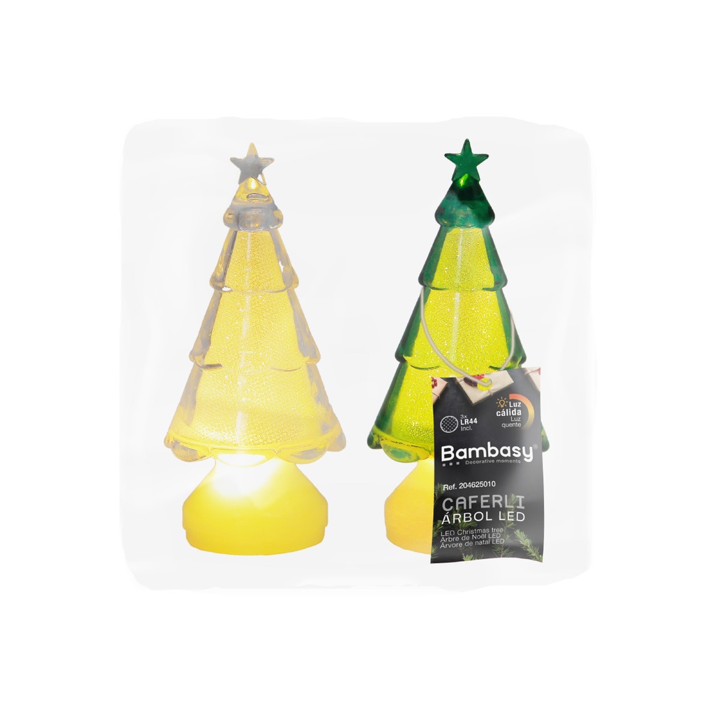 Árbol LED Caferli - 18u caja exp