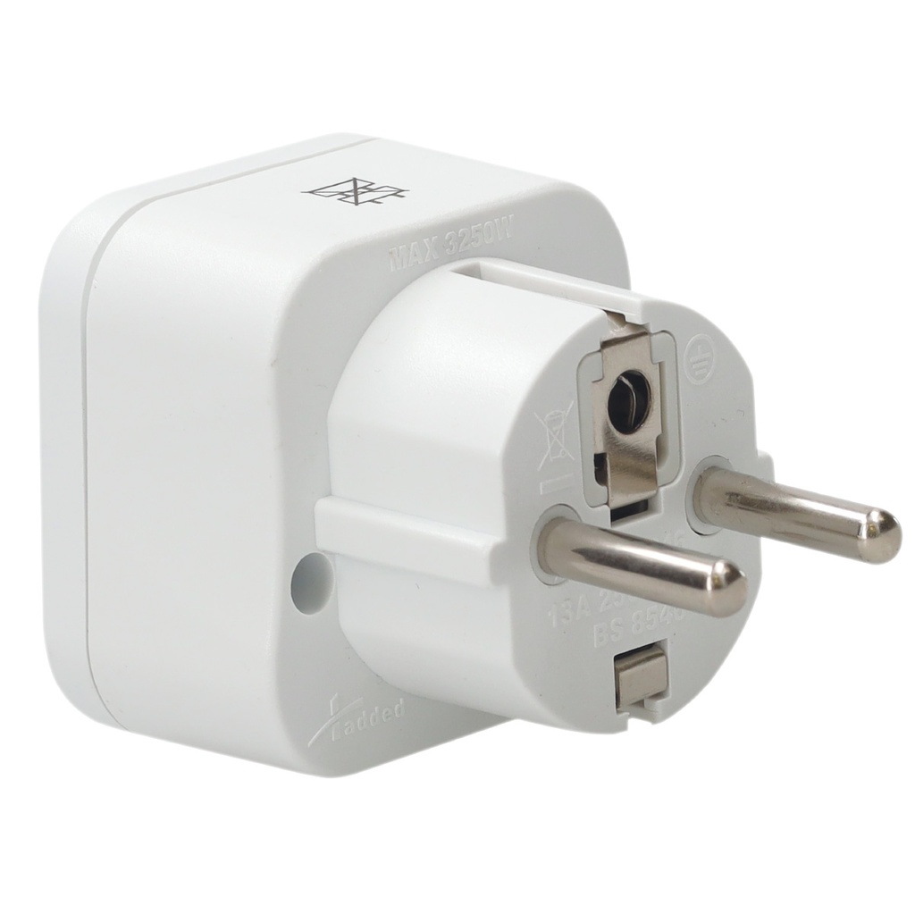 Adaptador de europeo a ingles 4.8mm