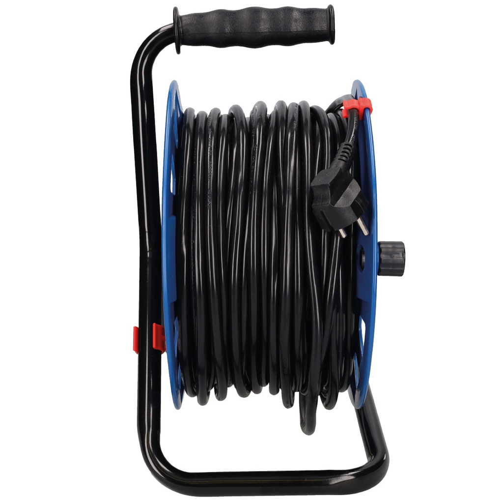 Enrollacables alargador profesional 4 enchufes (3x1.5mm) 50M