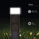 Columna enchufe jardín con tapas 2T 1 luz G9 IP44