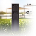 Columna enchufe jardín con tapas 2T IP44