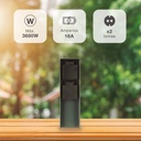 Columna enchufe jardín con tapas 2T IP44
