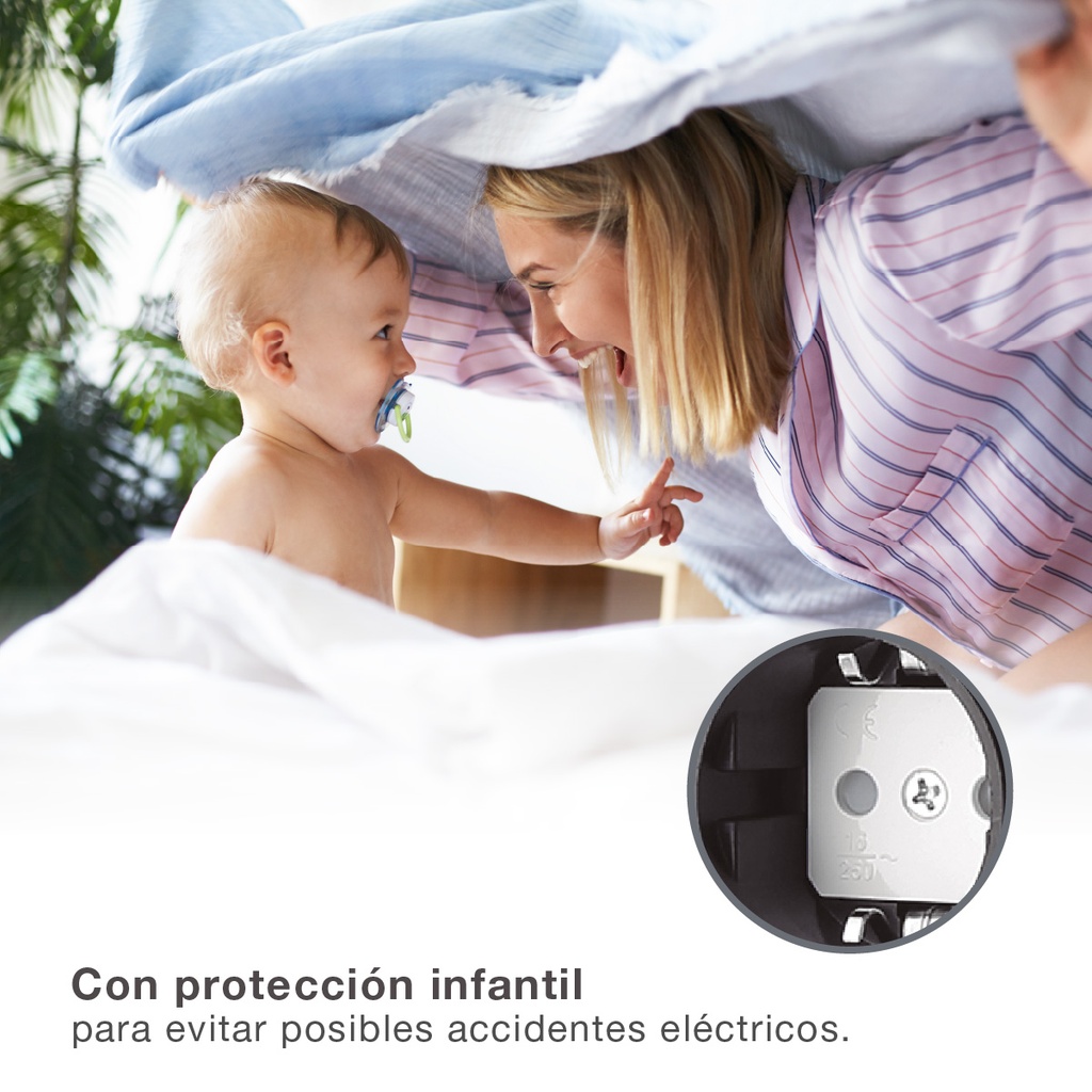 Columna enchufe jardín con tapas 2T IP44