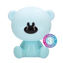 Luz de noche infantil LED Osito 5W RGB + luz día con altavoz y batería Azul 