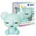 Luz de noche infantil LED Koala 5W RGB + luz día con altavoz y batería Azul 