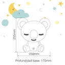 Luz de noche infantil LED Koala 5W RGB + luz día con altavoz y batería Azul 