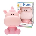 Luz de noche infantil LED Unicornio 5W RGB + luz día con altavoz y batería Rosa 