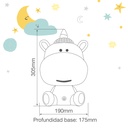 Luz de noche infantil LED Unicornio 5W RGB + luz día con altavoz y batería Rosa 