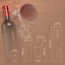 Set sacacorchos automático con tapón de vacío y servidor de vino