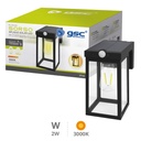 Aplique solar LED Sorso con sensor de movimiento y crepuscular 2W 3000K