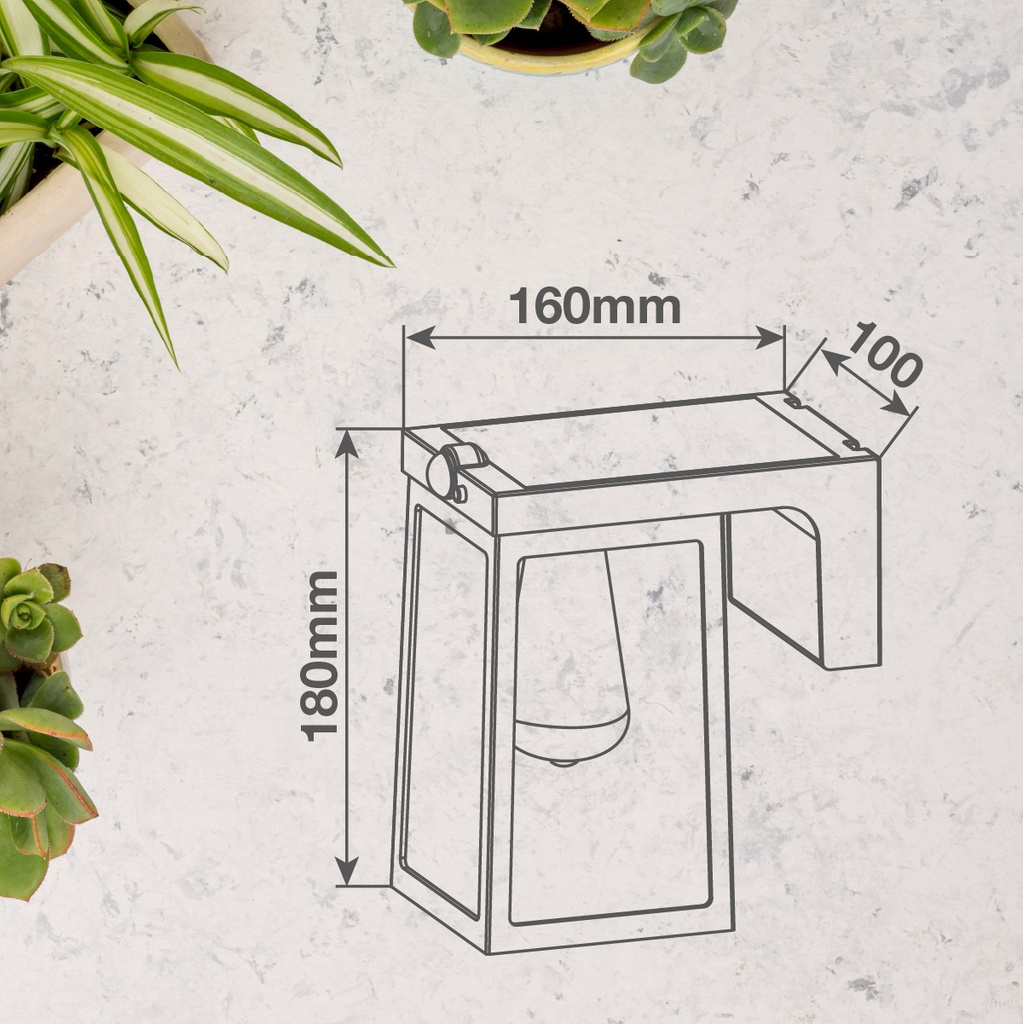 Aplique solar LED Sorso con sensor de movimiento y crepuscular 2W 3000K