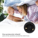 Enrollacables alargador profesional 4 enchufes (3x1.5mm) 50M