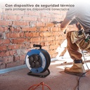 Enrollacables alargador profesional 4 enchufes (3x1.5mm) 25M IP44