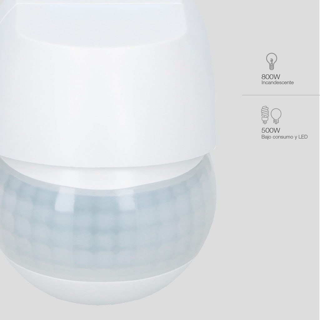 Detector superficie pared Sisco Blanco 