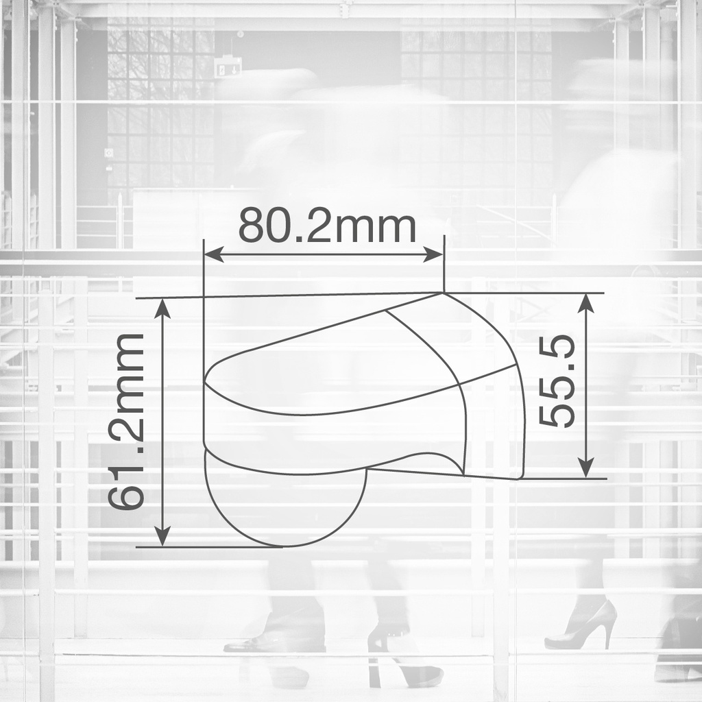 Detector superficie pared Sisco Blanco 