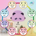 Luz de noche infantil LED Panda 1W RGB batería recargable 