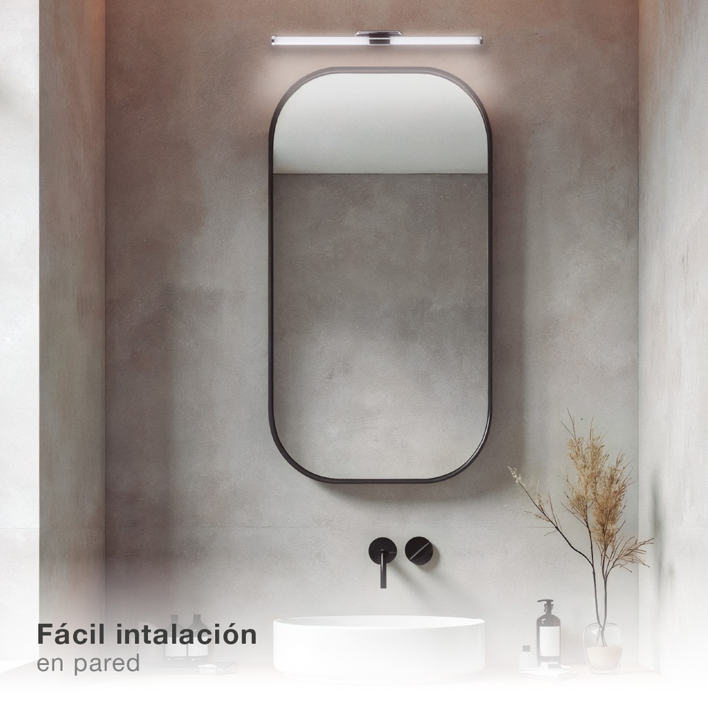 Aplique baño LED Tolfa 8W 6500K IP44 