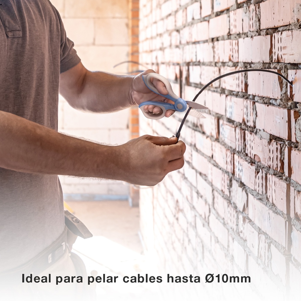 Tijera electricista con funda