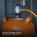 Caja 100 abrazaderas para goma de butano
