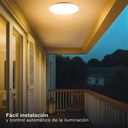 Plafón techo LED Celano con sensor de movimiento 15W 4000K 