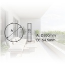 Plafón techo LED Celano con sensor de movimiento 15W 4000K 