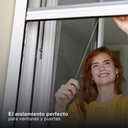 Rollo burlete adhesivo con flecos 6M