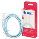 Cable USB Tipo C a USB Tipo C nylon trenzado 1,5M 