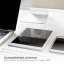 Cable cargador 3 en 1 (USB Tipo C, conector Lightning y micro USB) nylon trenzado 1,2M 