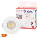 Aro basculante redondo empotrable LED Gonde 7W 3000-4000-6500K Blanco 