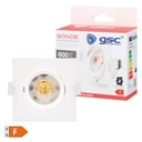 Aro basculante cuadrado empotrable LED Gonde 7W 3000-4000-6500K Blanco 