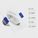 Aro basculante cuadrado empotrable LED Cumbo 7W 3000K Blanco 