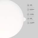 Downlight LED Larissa empotramiento regulable 18W 3000-4000-6500K