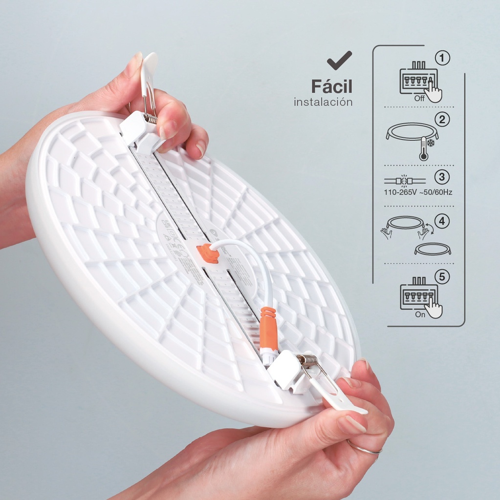 Downlight LED Larissa empotramiento regulable 36W 3000-4000-6500K