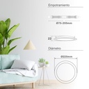 Downlight LED Larissa empotramiento regulable 36W 3000-4000-6500K