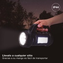 Linterna multiusos 10W con caja de herramientas recargable USB 