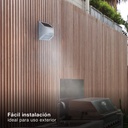 Aplique solar LED Kolam con sensor de movimiento y crepuscular 3W 6000K Blanco
