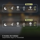Aplique solar LED Kolam con sensor de movimiento y crepuscular 3W 6000K Blanco