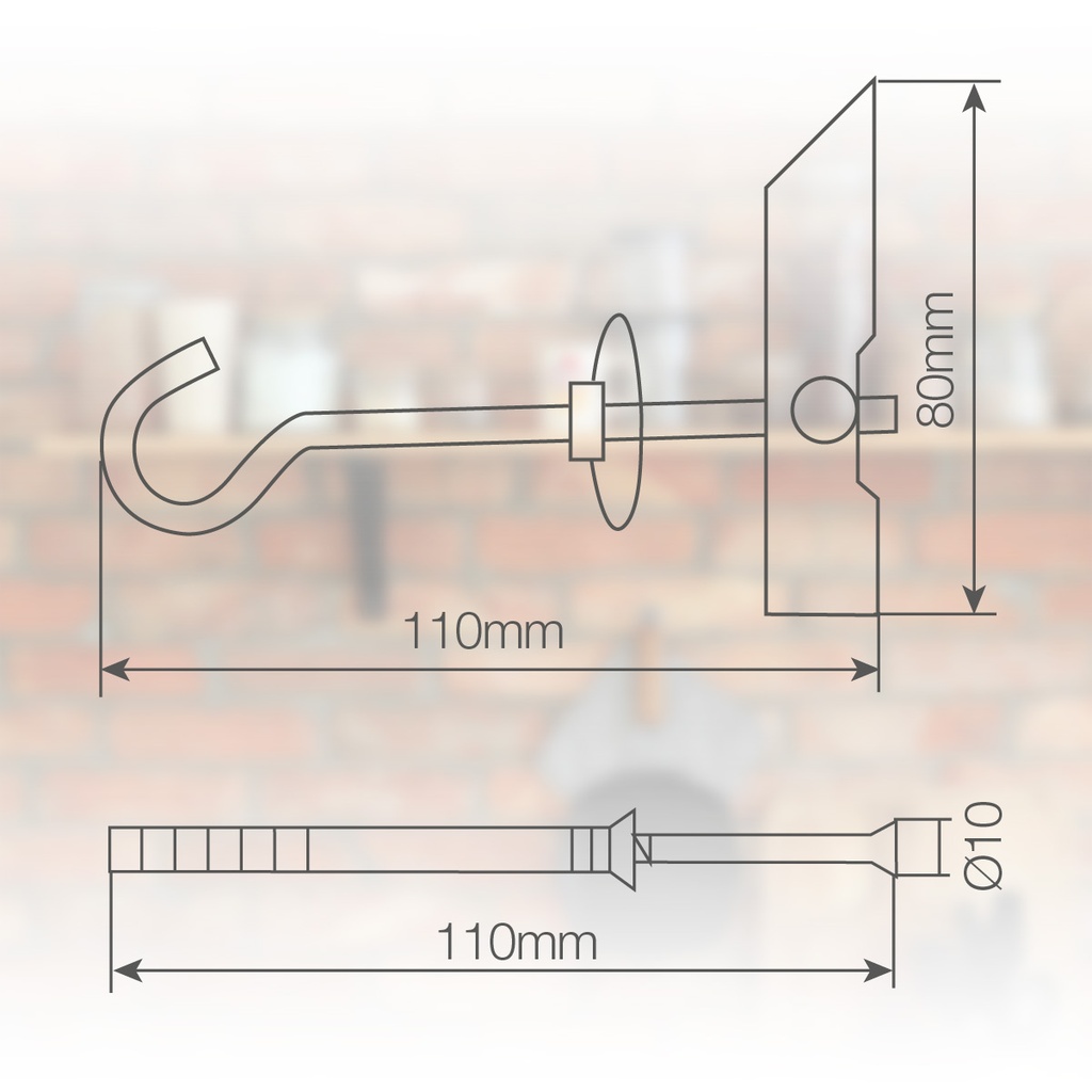Bolsa de 2 tacos con gancho