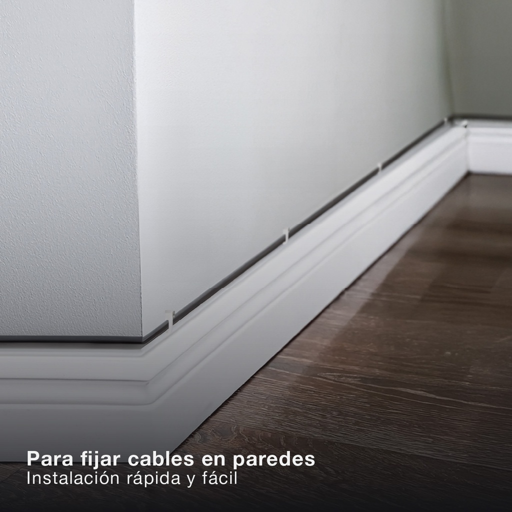 Bolsa de 100 grapillones para cable teléfono