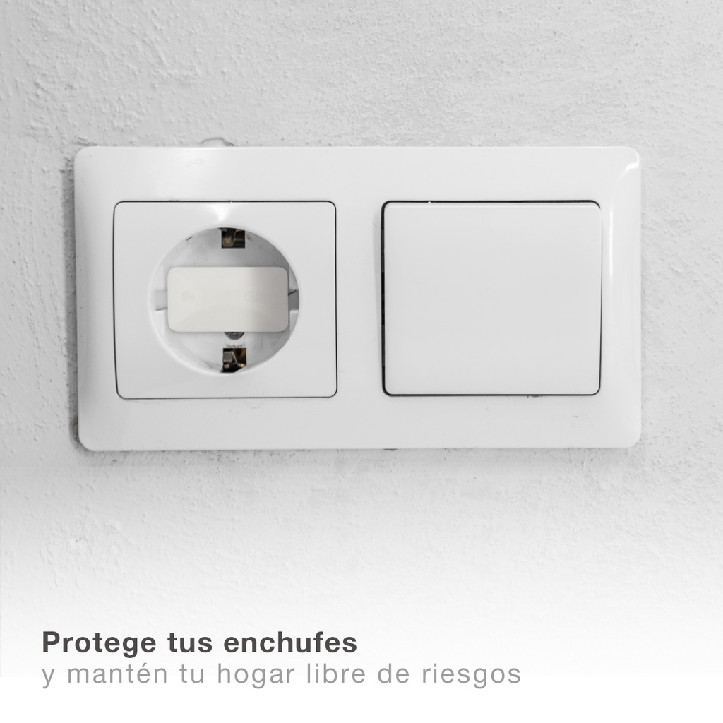Bolsa 10 protectores para enchufes 2 polos
